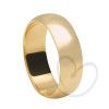 Aliança Aro Grosso Liso 7mm Ouro 18k