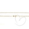 Corrente Malha Bailarina Fininha PP 45cm Ouro 18k