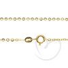 Corrente Malha Bailarina Fininha PP 45cm Ouro 18k