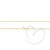 Corrente Malha Portuguesa Fininha P 45cm Ouro 18k
