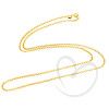 Corrente Malha Portuguesa Fininha P 45cm Ouro 18k