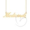 Gargantilha Medicina Símbolo Ouro 18k