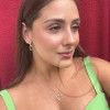 Brinco Oval Esticado Ouro 18k