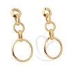 Brinco Argola Elos Redondos Ouro 18k