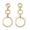 Brinco Argola Elos Redondos Ouro 18k