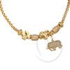 Pulseira Milano Moment Elefante Ouro 18k