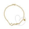 Pulseira Portuguesa Amor Ouro 18k