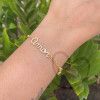 Pulseira Portuguesa Amor Ouro 18k